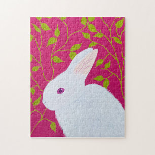 Puzzle lapin blanc