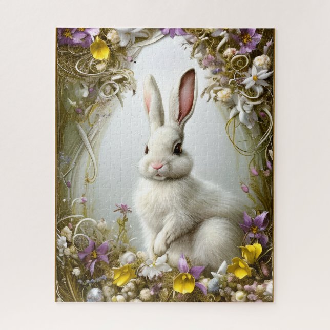 Puzzle Lapin blanc (Vertical)