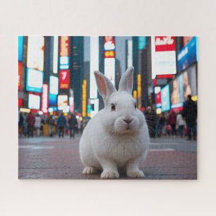 Puzzle Lapin blanc dans le Carré du Times