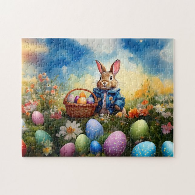 Puzzle Lapin de Pâques (Horizontal)