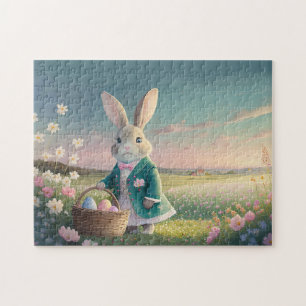 Puzzle Lapin de Pâques mignon 