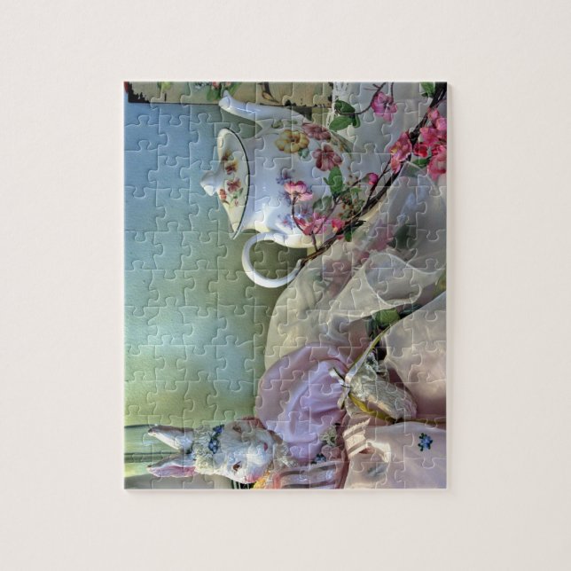 Puzzle Lapin et théière (Vertical)