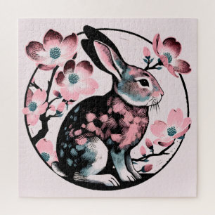 Puzzle Lapin lapin de Pâques Dogwood