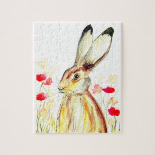 Puzzle Lapin Lièvre Pâques Animal Faune Mignon