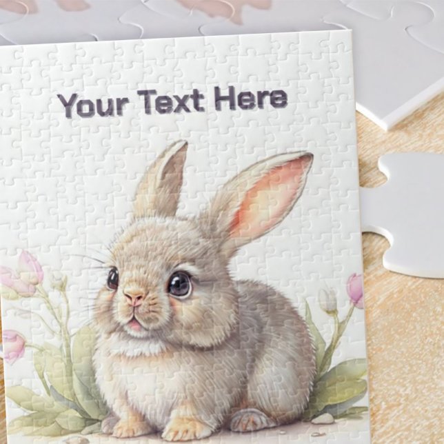 Puzzle lapin personnalisable (Créateur téléchargé)