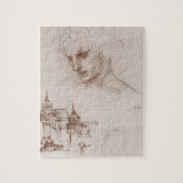 Puzzle L'apôtre Jacobus Sforza de Léonard de Vinci (Vertical)