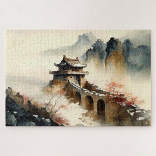 Puzzle L'aquarelle chinoise La Grande Muraille