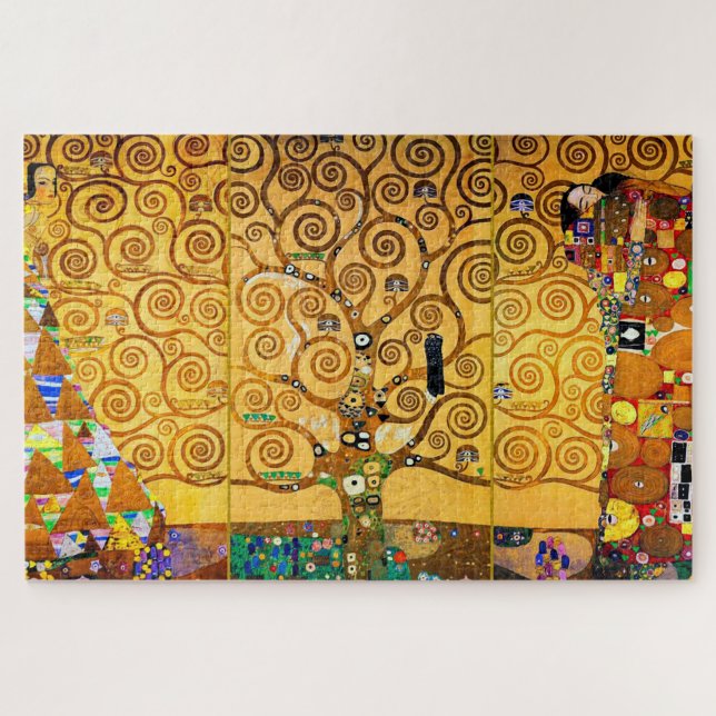 Puzzle L'arbre de vie, Gustav Klimt (Horizontal)