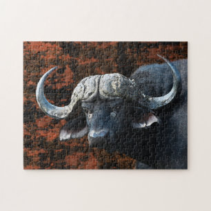 Puzzle L'art de la faune sauvage des taureaux de Buffalo