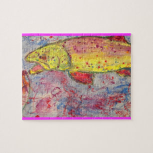 Puzzle l'art de la truite arc-en-ciel