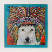 L'art du loup blanc