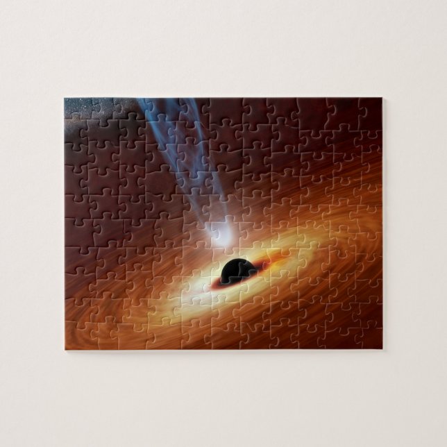 Puzzle L'art spatial de l'astronomie de trous noirs (Horizontal)