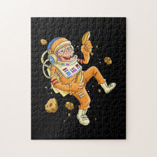 Puzzle L'astronaute Monkey Space