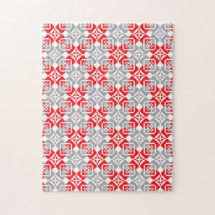 Puzzle Latvian Morning SUN geometric pattern VI