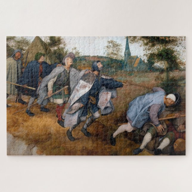 Puzzle L'Aveugle menant à l'Aveugle, Pieter Bruegel (Horizontal)