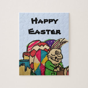 PUZZLE LAZY EASTER BUNNY