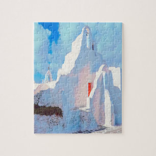 Puzzle ldp MYKONOS - église caractéristique -