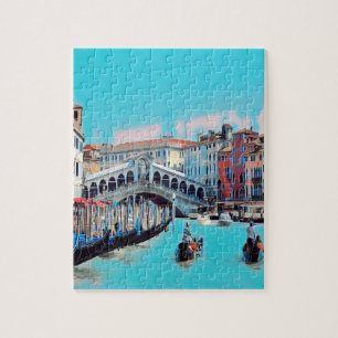 Puzzle ldp VENICE - gondolas - rialto -