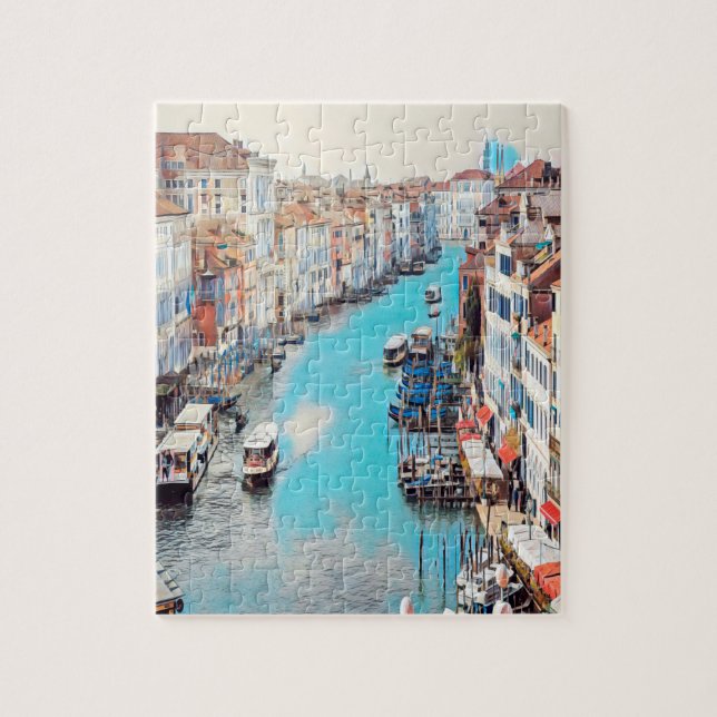 Puzzle ldp VENICE - Vue sur le Grand Canal du Rialto (Vertical)