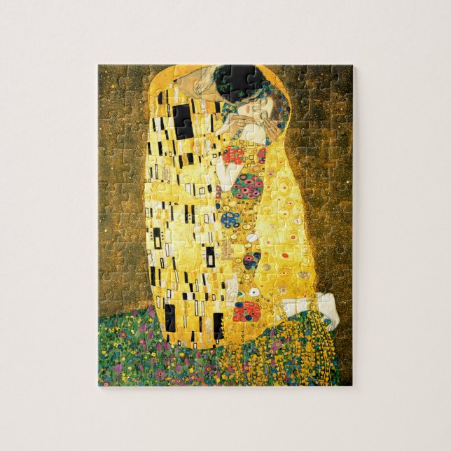 Puzzle Le baiser de Gustav Klimt Art nouveau (Vertical)