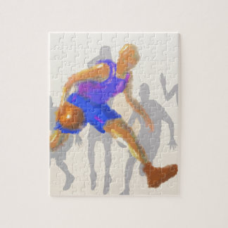 Puzzle Le basket-ball déplace l'art
