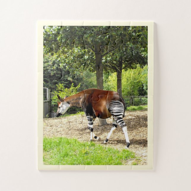 Puzzle Le bel okapi (Vertical)