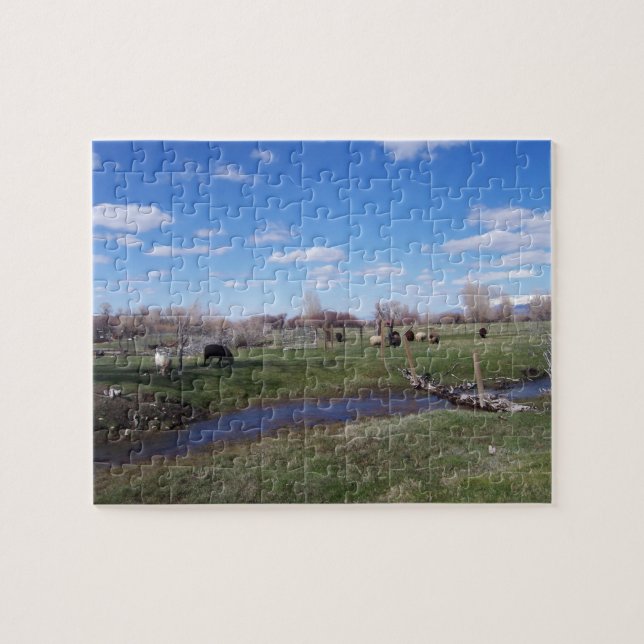 Puzzle Le bétail aménage en parc (Horizontal)