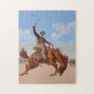 Puzzle Le Bronco Buster (par Frederic Remington)