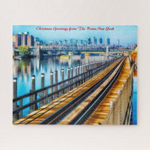Puzzle Le Bronx New York.voeux de Noël