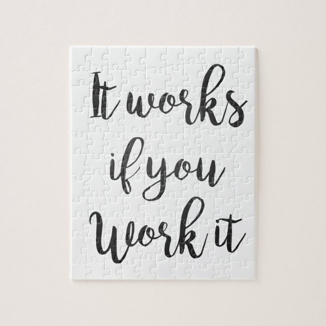 Puzzle Le cadeau de citation de récupération d'étape de (Vertical)