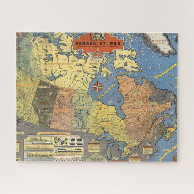 Puzzle Le Canada en guerre (Horizontal)