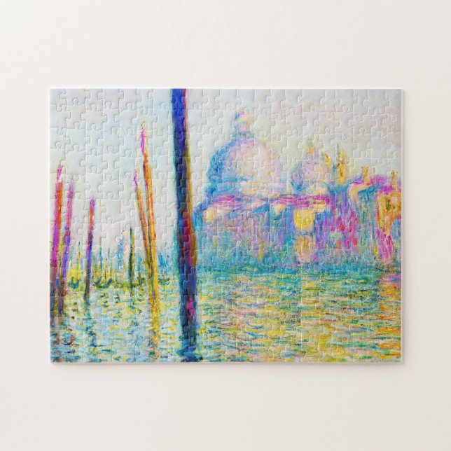 Puzzle Le canal grand à Venise Claude Monet (Horizontal)