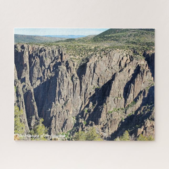 Puzzle Le canyon noir du parc national Gunnison (Horizontal)