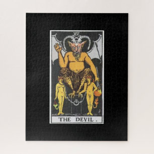 Puzzle Le casse-tête de la carte tarot diable