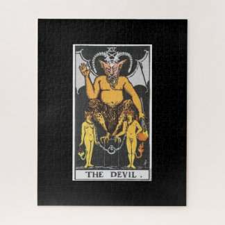 Puzzle Le casse-tête de la carte tarot diable