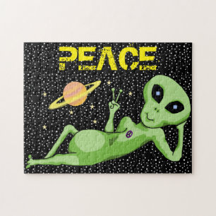 Puzzle Le casse-tête des Aliens de paix