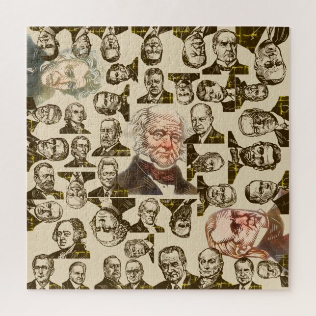 Puzzle Le casse-tête des présidents américains (Vertical)