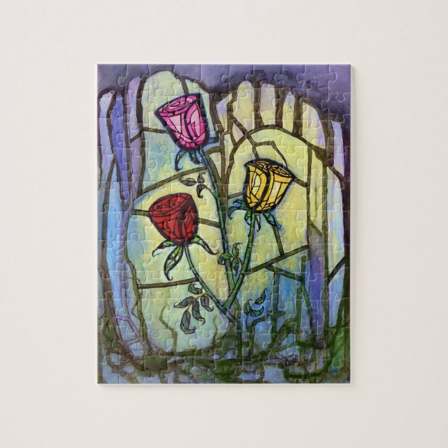 Puzzle Le casse-tête des "trois Roses" (Vertical)