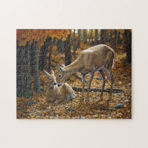 Puzzle Le cerf de Virginie - automne