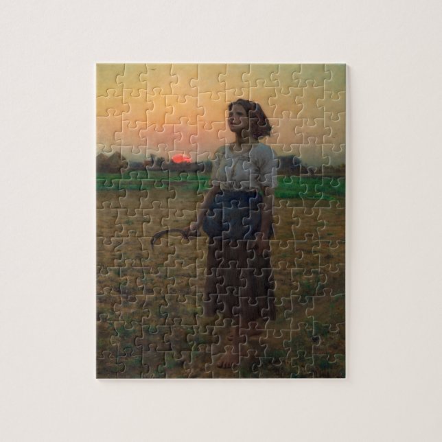 Puzzle Le chant de l'arche par Jules Adolphe Breton (Vertical)