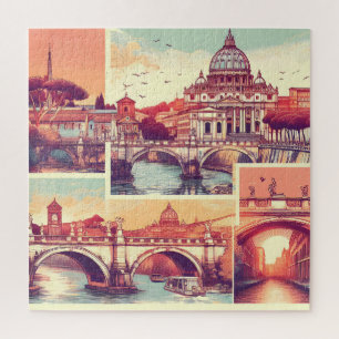 Puzzle Le charme historique de Rome : le point de vue du 