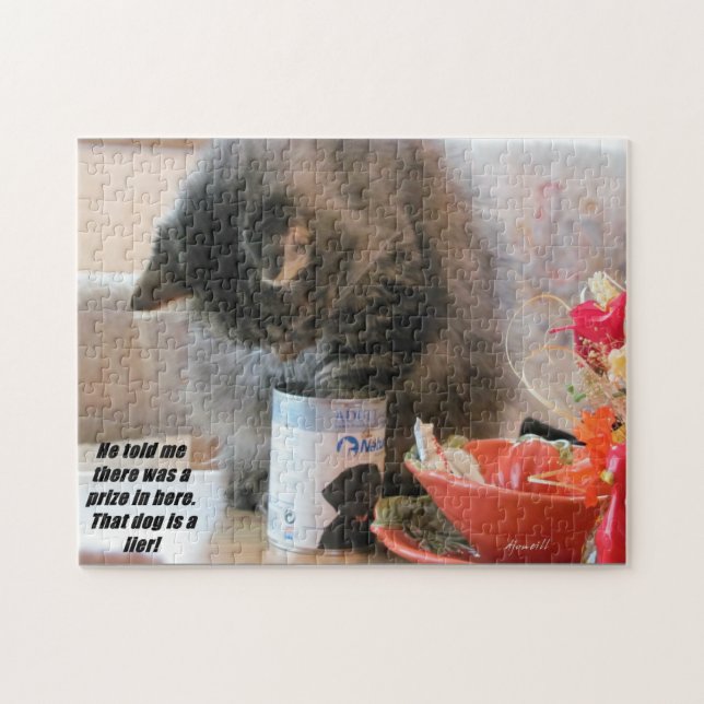 Puzzle Le chat a été puni (Horizontal)