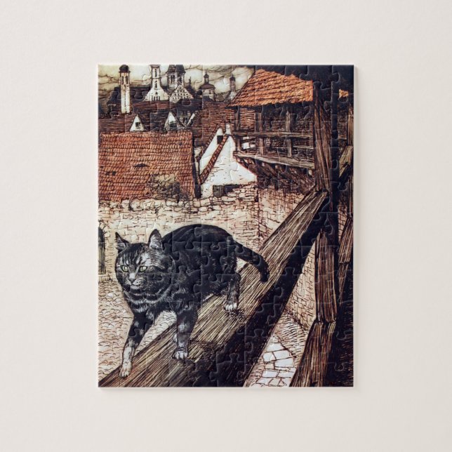 Puzzle Le Chat du château par Rackham (Vertical)