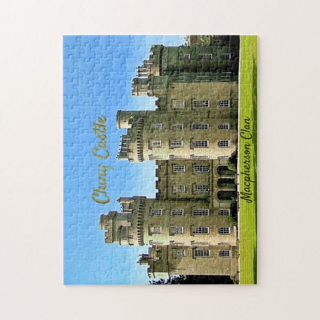 Puzzle Le château Cluny du Clan de Macpherson écossais (Vertical)