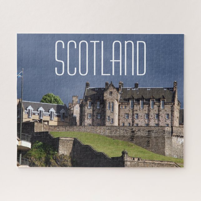 Puzzle le château d'edinburgh écossaise (Horizontal)