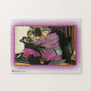 Puzzle Le Chaton Dormant Dans Un Purée Bourgogne