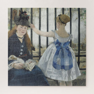 Puzzle Le Chemin de fer - Manet Impressionniste Peinture