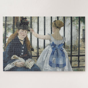 Puzzle Le Chemin de fer - Manet Impressionniste Peinture