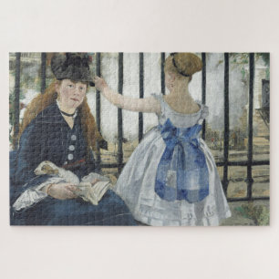 Puzzle Le Chemin de fer - Manet Impressionniste Peinture 