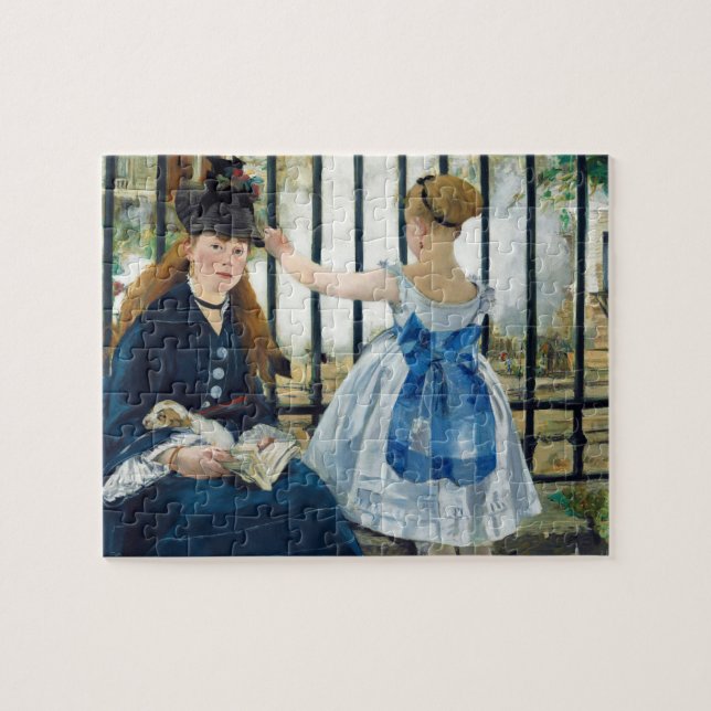 Puzzle Le Chemin de fer par Edouard Manet 1873 (Horizontal)